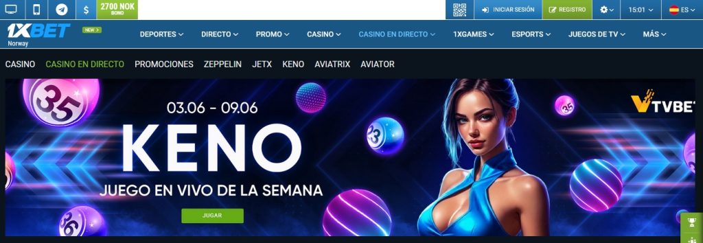 1xBet Casino Reseña