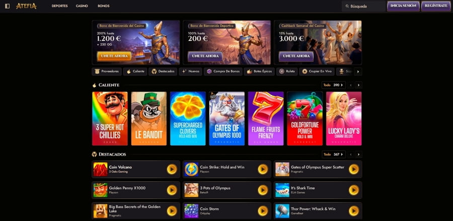 Casino Atefia Opiniones, Bonos Ocultos y Pagos Rápidos