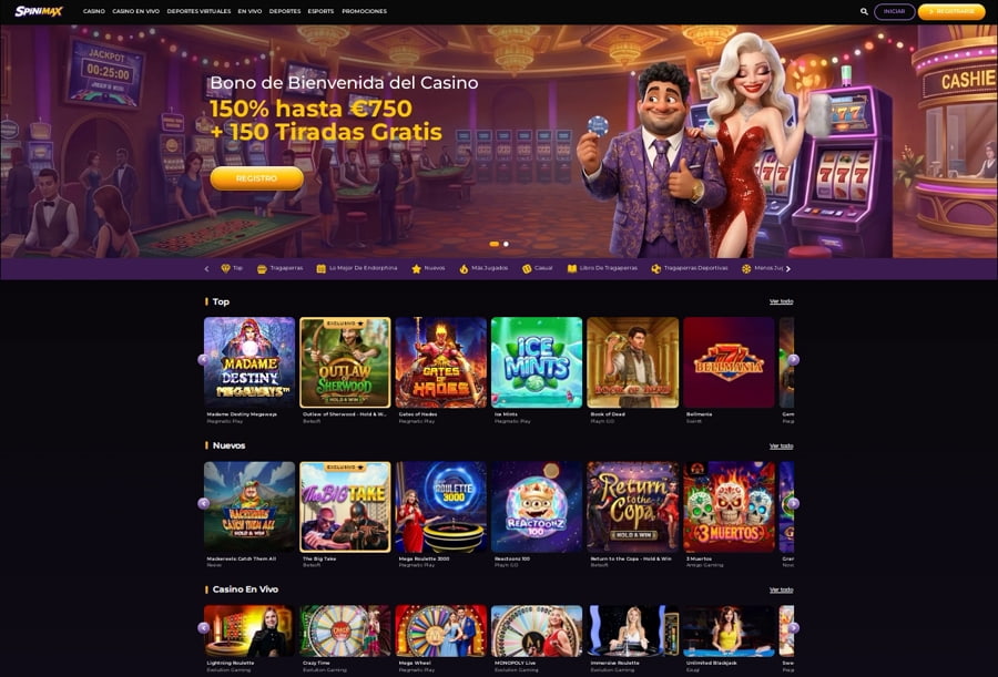 Casino Spinimax Límites Reales y Bonos Offshore